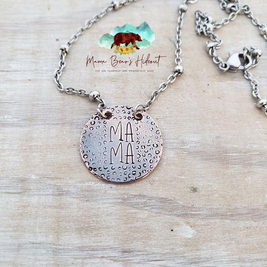 The Mama Leapord Necklace