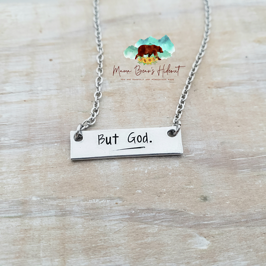 The But God Necklace
